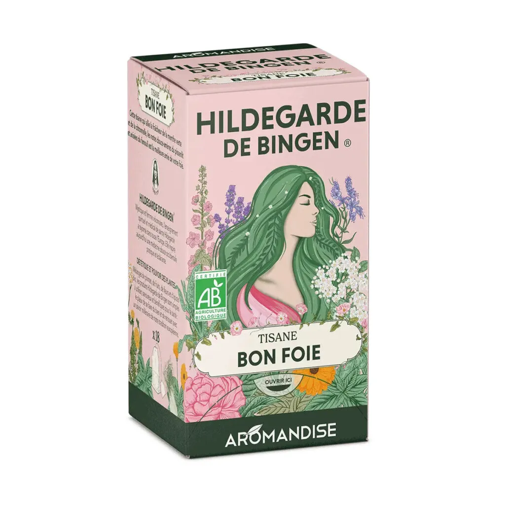 Aromandise Hildegarde Kruidenthee Goede Lever Bio (18 x 1,5 gr)