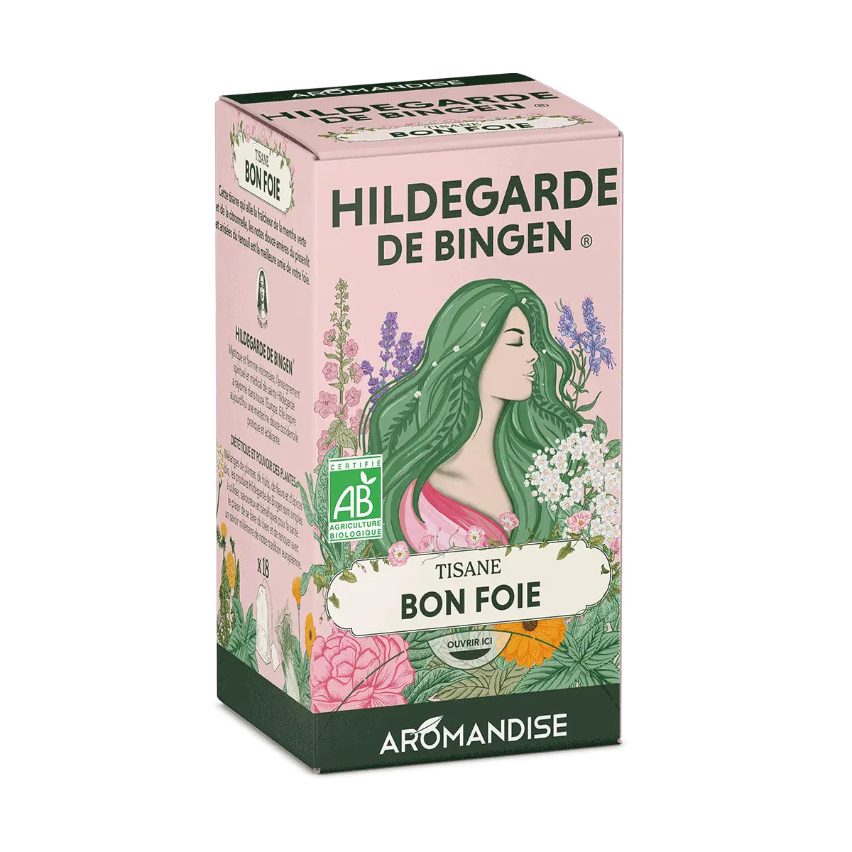 Aromandise Hildegarde Kruidenthee Goede Lever Bio (18 x 1,5 gr)