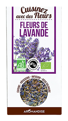 Aromandise Eetbare Bloemen Lavendel Bio (40 gr)