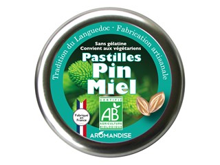 Aromandise Pastilles Dennen en Honing Bio (45 gr)
