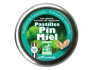 Aromandise Pastilles Dennen en Honing Bio (45 gr)