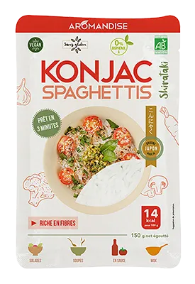 Aromandise Spaghetti van Konjac en Rijst Bio (150 gr)