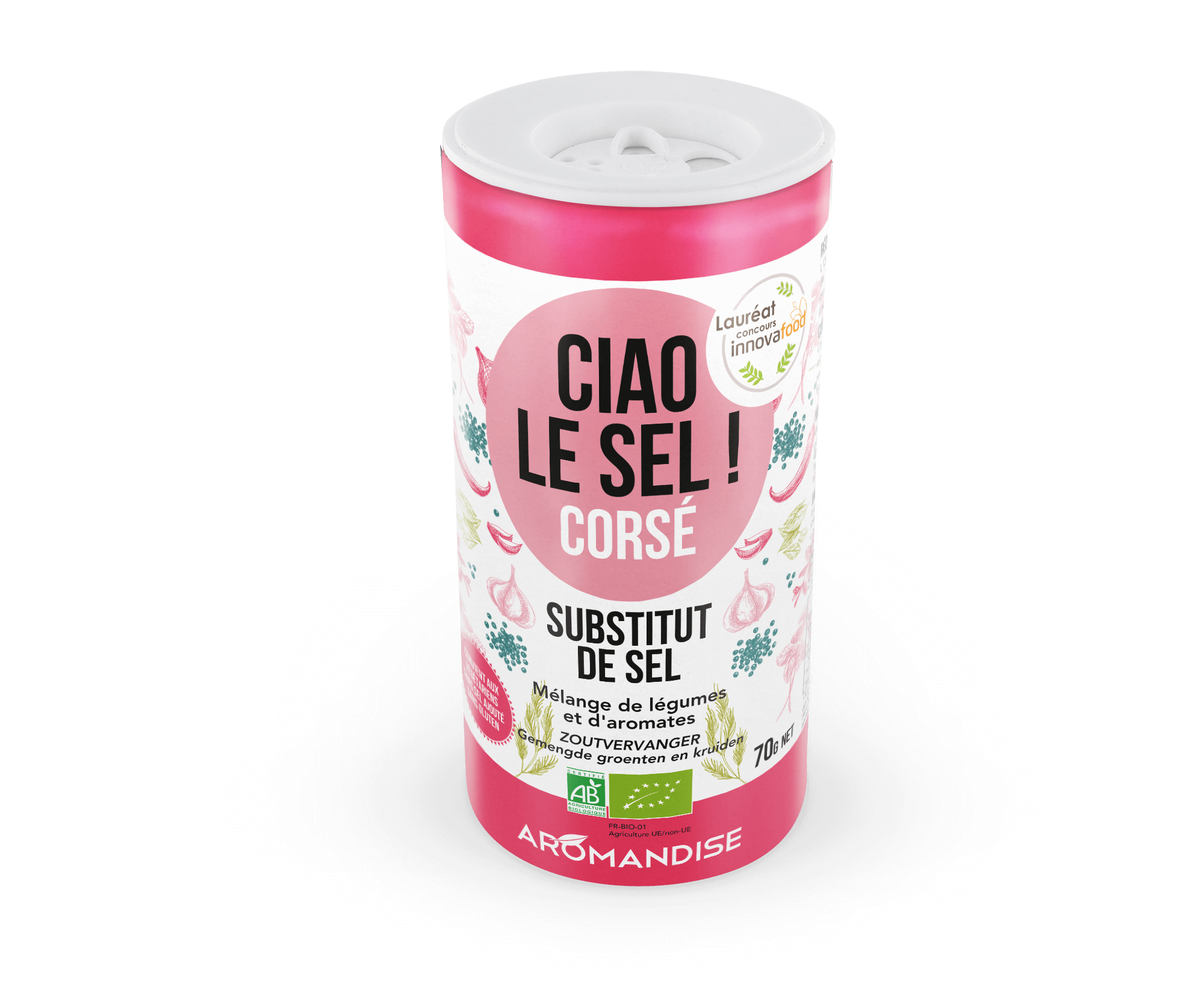 Aromandise Pastilles Citroen en Zwarte Bes Bio (45 gr)