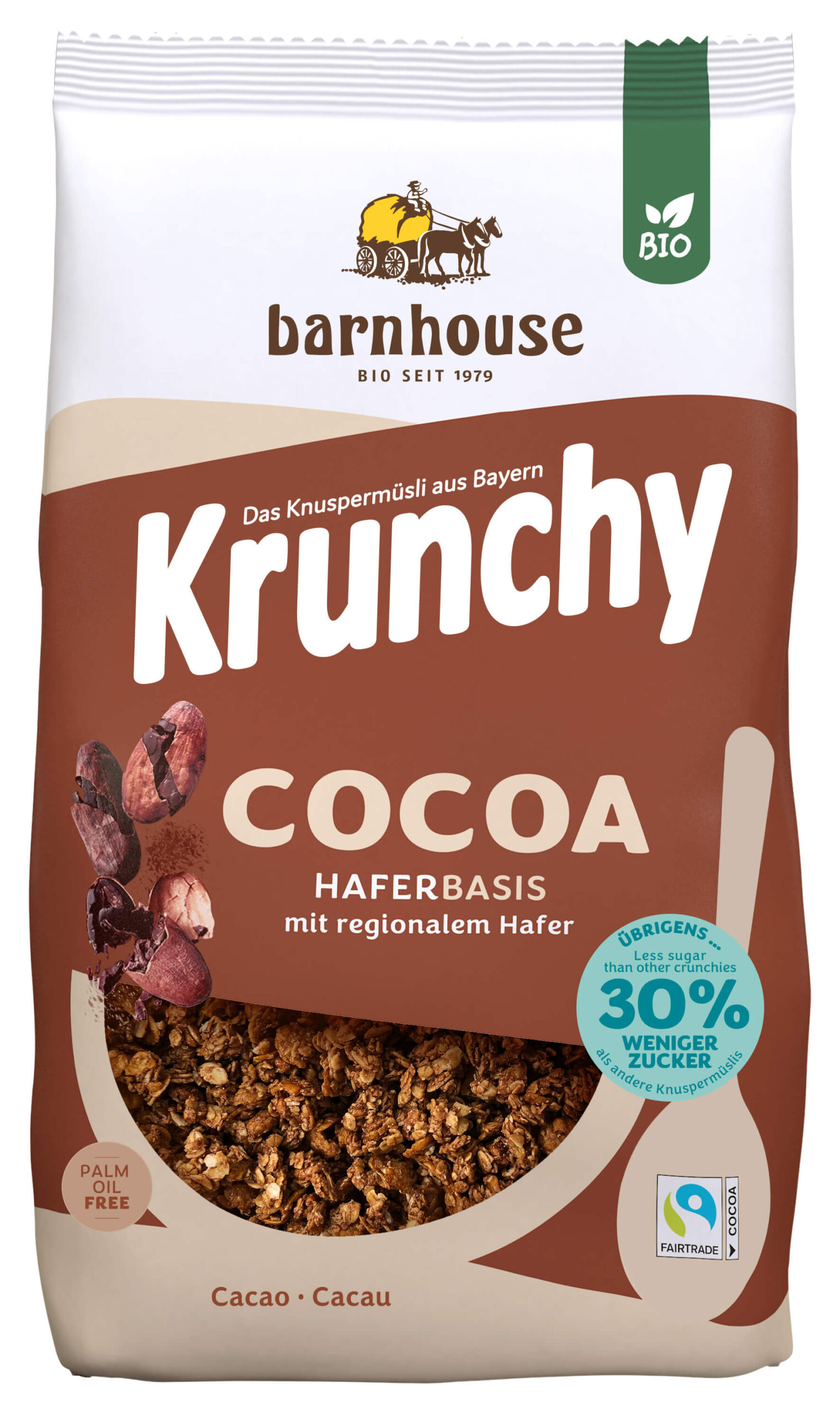 Barnhouse Krunchy Cacao Bio (500 gr)