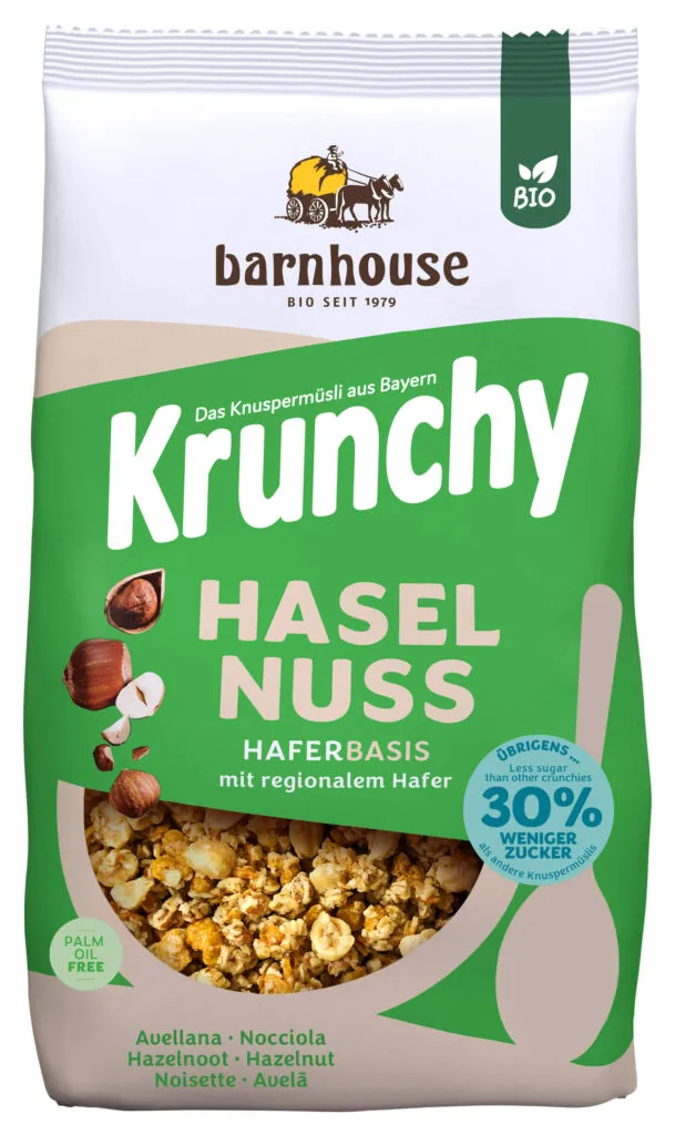 Barnhouse Krunchy Hazelnoten Bio (500 gr)