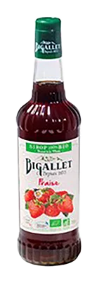 Bigallet Siroop Aardbei Bio (700 ml)