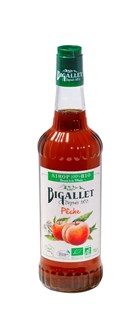 Bigallet Siroop Perzik Bio (700 ml)