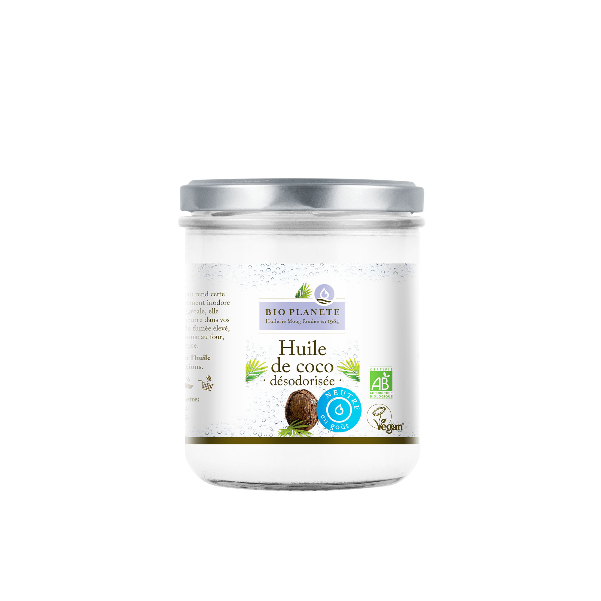 Bio Planète Kokosolie Ontgeurd Bio (400 ml)