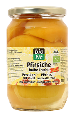 Biofit Halve Perziken Bio (720 ml)