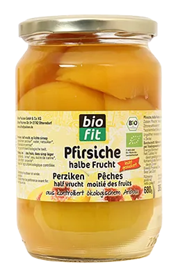 Biofit Halve Perziken Bio (720 ml)