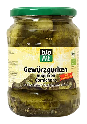 Biofit Augurken Zoet Zuur Bio (720 ml)
