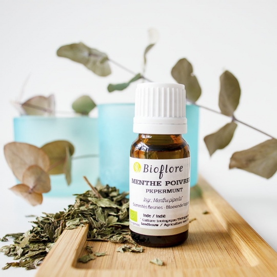 Bioflore Pepermunt Etherische Olie Bio (10 ml)