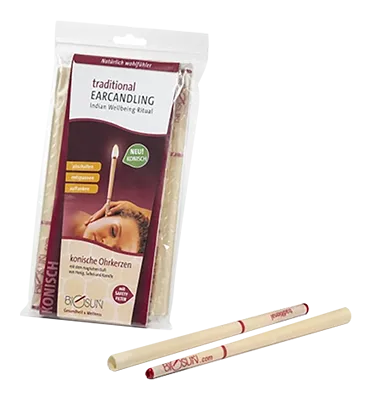 Biosun Conische Oorkaarsen - Honing, Salie en Kamille (10 stuks)