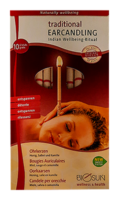 Biosun Oorkaarsen - Honing, Salie en Kamille (12 stuks)