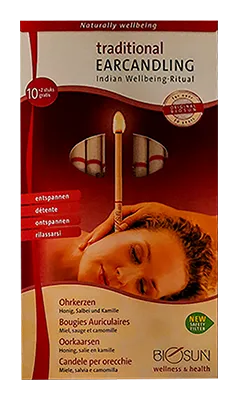 Biosun Oorkaarsen - Honing, Salie en Kamille (12 stuks)