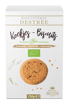 Biscuiterie Destrée Karamel Koekjes Bio (150 gr)