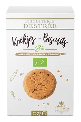 Biscuiterie Destrée Karamel Koekjes Bio (150 gr)