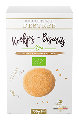 Biscuiterie Destrée Boterkoekjes Bio (150 gr)