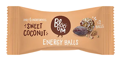 Blooom Energieballetjes Zoete Kokos Bio (36 gr)