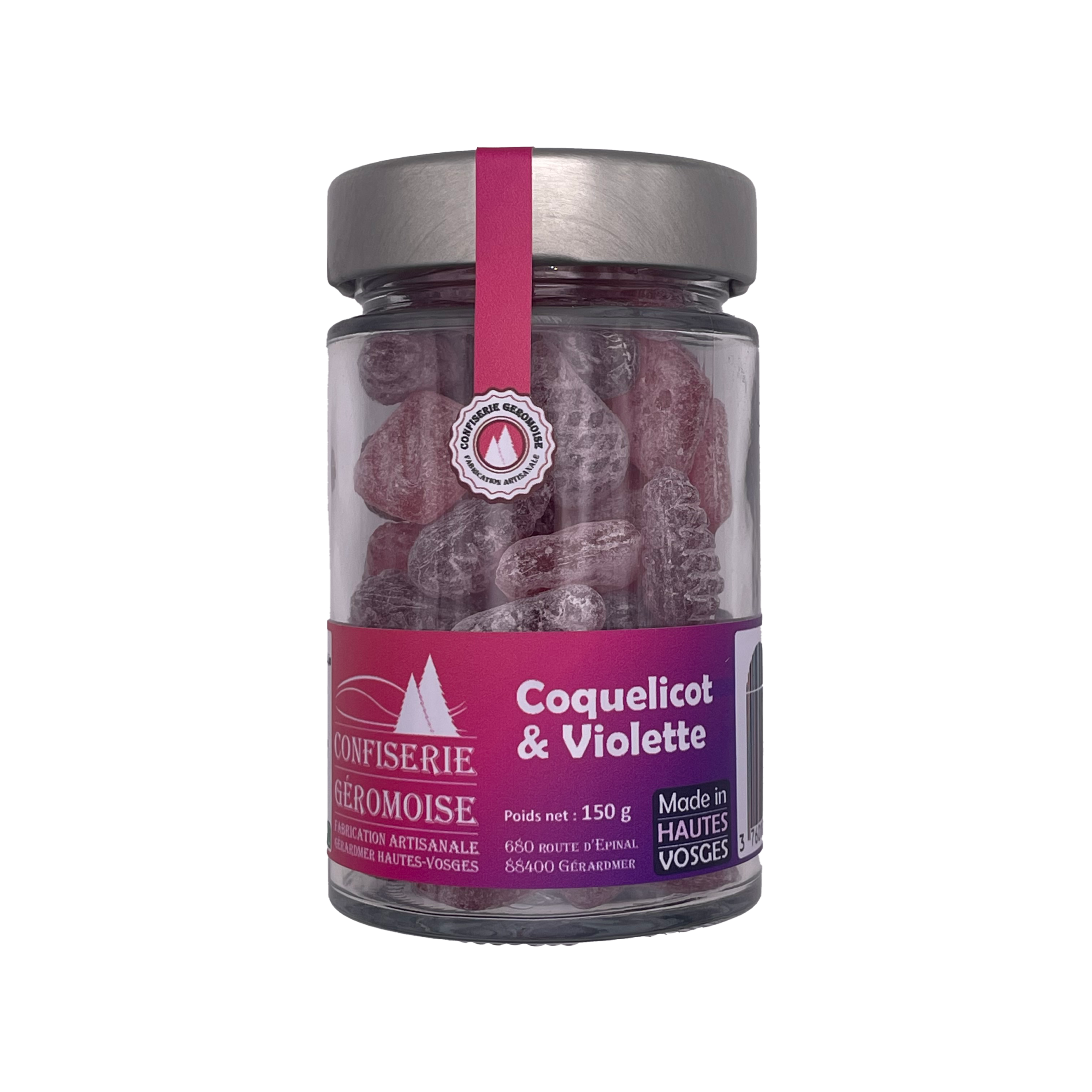 Bonbons Des Vosges Pastilles Des Vosges Klaproos/violet (150 gr)