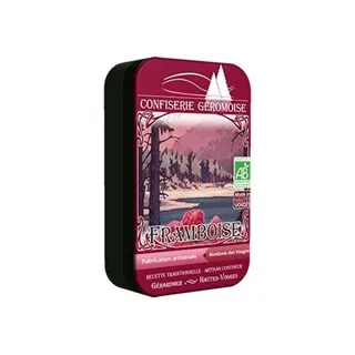 Bonbons Des Vosges Pastilles Des Vosges Framboos Bio (70 gr)