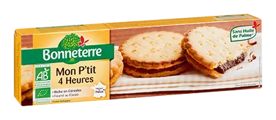 Bonneterre Koekjes Gevuld met Cacao Bio (185 gr)