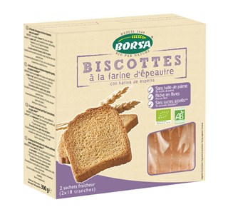 Borsa Beschuit 100% Spelt Bio (300 gr)