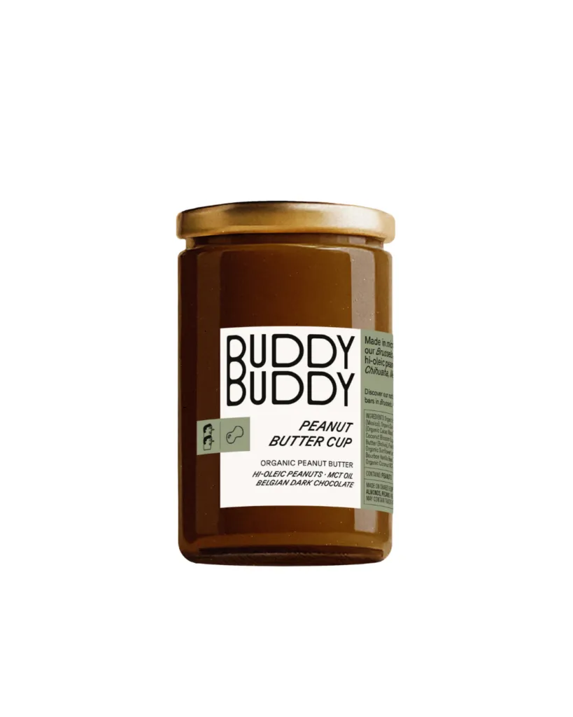 Buddy Buddy Pindakaas met Zwarte Chocolade Bio (260 gr)