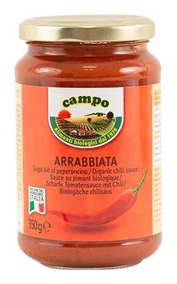 Campo Tomatensaus Arrabbiata Bio (350 gr)
