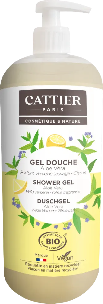 Cattier Douchegel Wilde Verbena - Citrus (1000 ml)