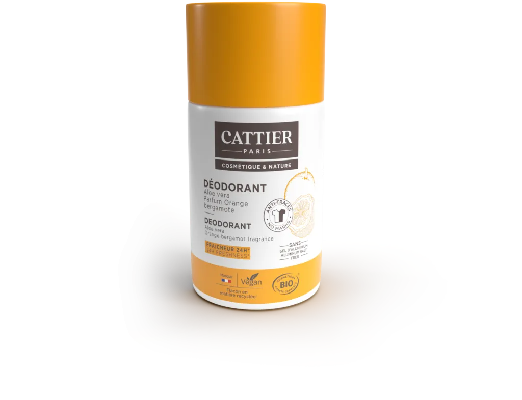 Cattier Deodorant Roll-on 24h Bergamot-sinaas (50 ml)