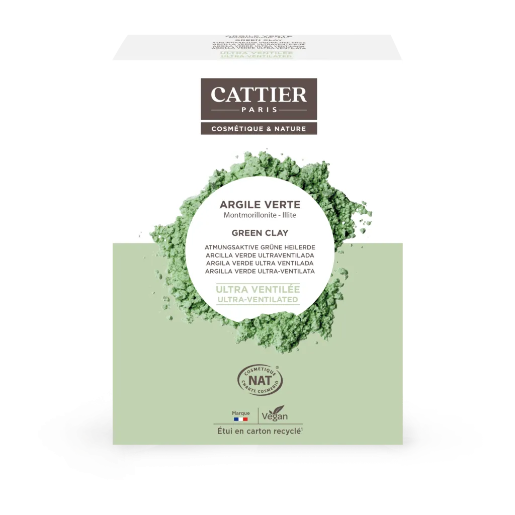Cattier Groene Klei Ultra Geventileerd (250 gr)