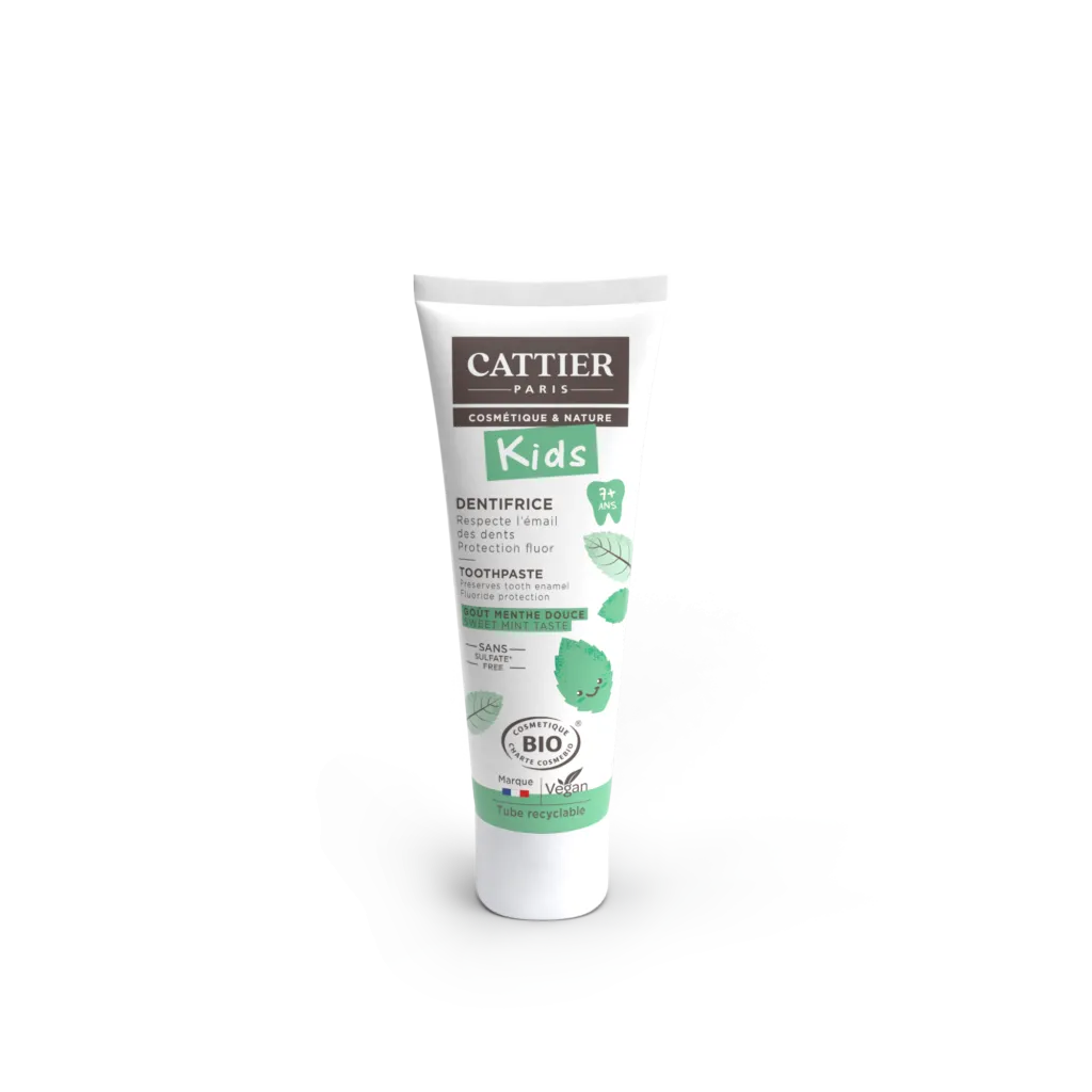 Cattier Tandpasta Vanaf 7 Jaar - Munt Bio (50 ml)