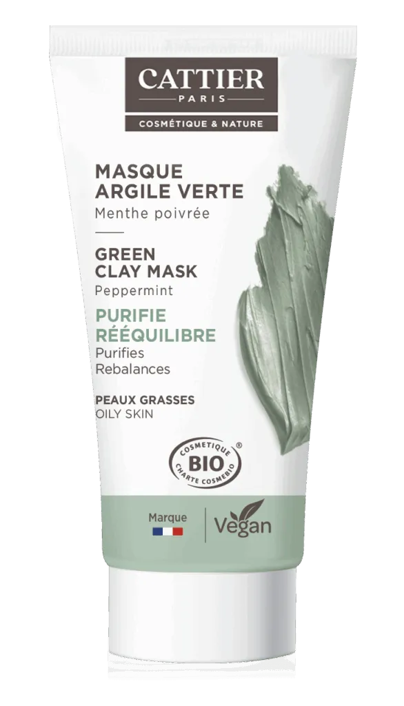 Cattier Mini Masker Groene Klei (30 ml)