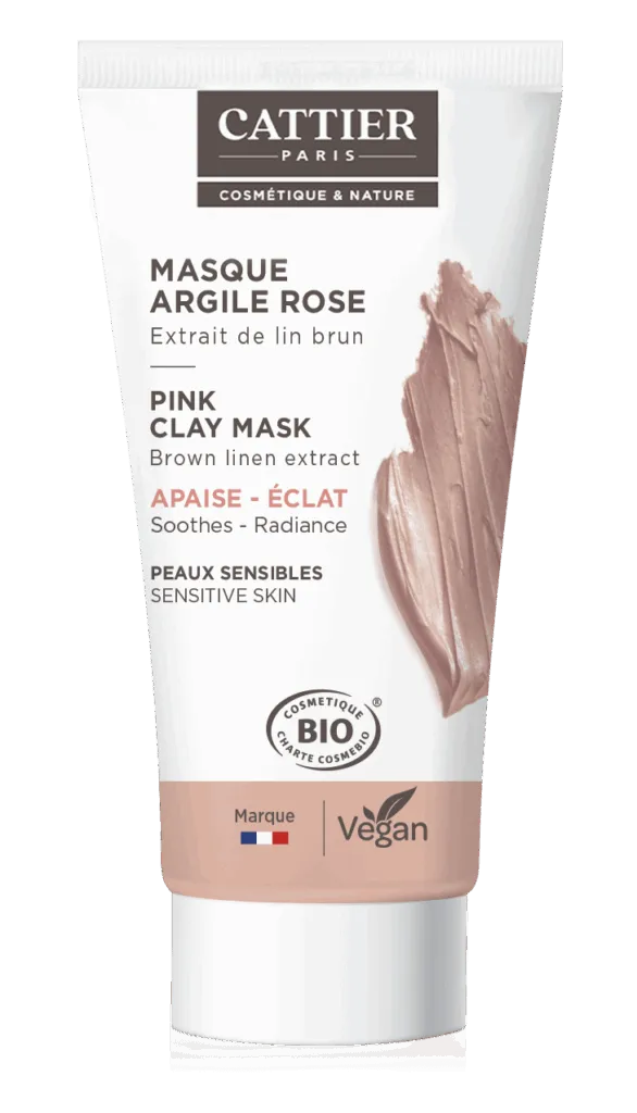 Cattier Mini Masker Roze Klei (30 ml)
