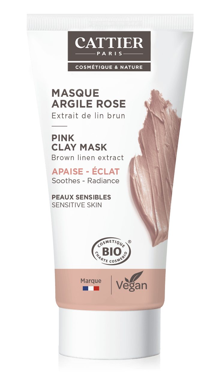 Cattier Mini Masker Roze Klei (30 ml)