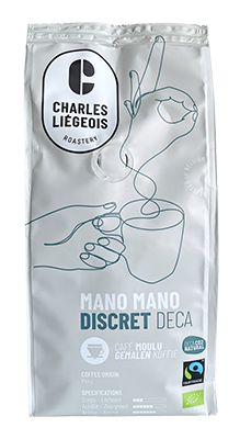 Charles Liégeois Koffie Deca Gemalen Mano Mano Bio (250 gr)
