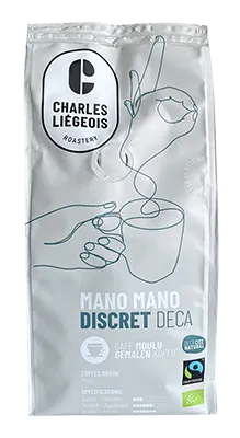 Charles Liégeois Koffie Deca Gemalen Mano Mano Bio (250 gr)