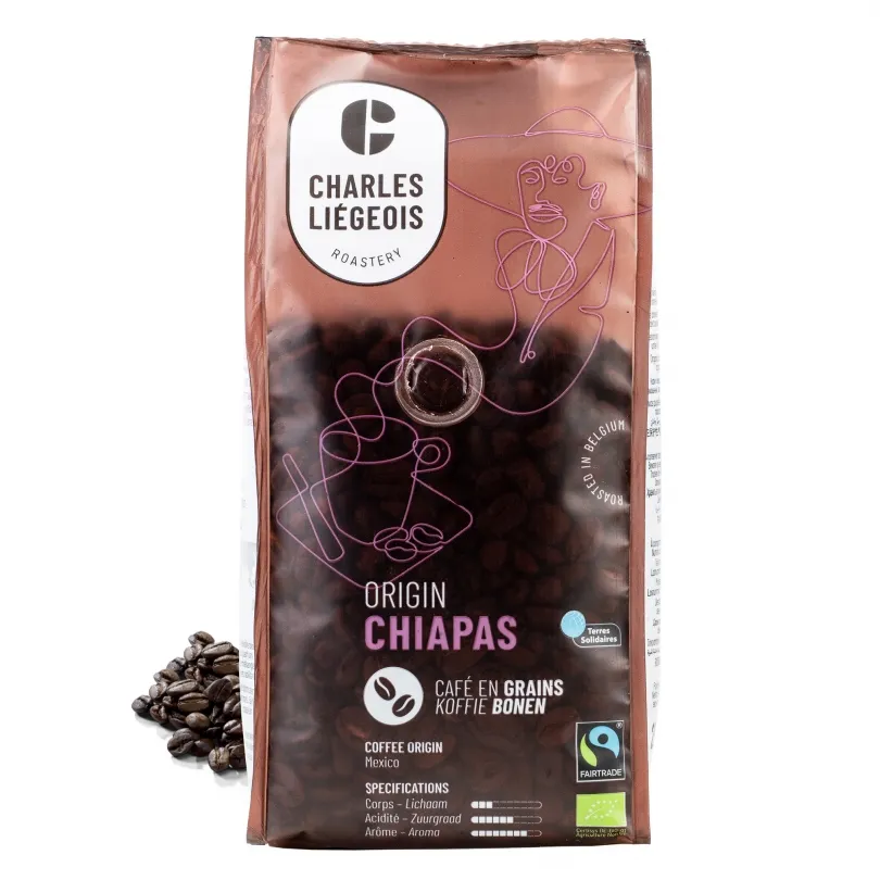 Charles Liégeois Koffiebonen Chiapas Bio (250 gr)
