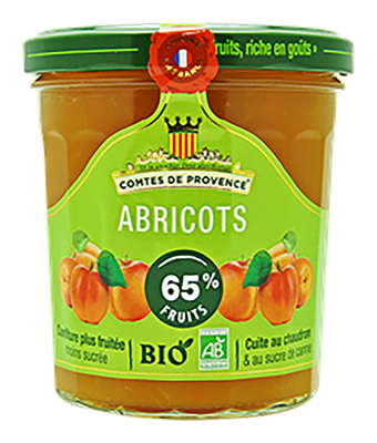Comtes De Provence Les Comtes De Provence Abrikozen Confituur Bio (350 gr)
