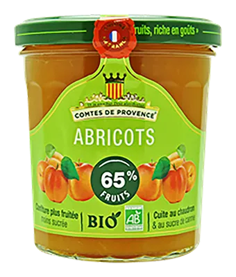 Comtes De Provence Les Comtes De Provence Abrikozen Confituur Bio (350 gr)