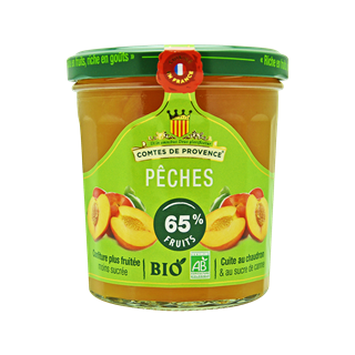 Comtes De Provence Les Comtes De Provence Perziken Confituur Bio (350 gr)