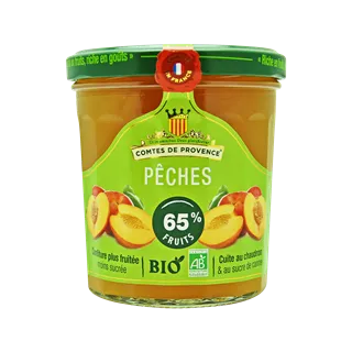 Comtes De Provence Les Comtes De Provence Perziken Confituur Bio (350 gr)