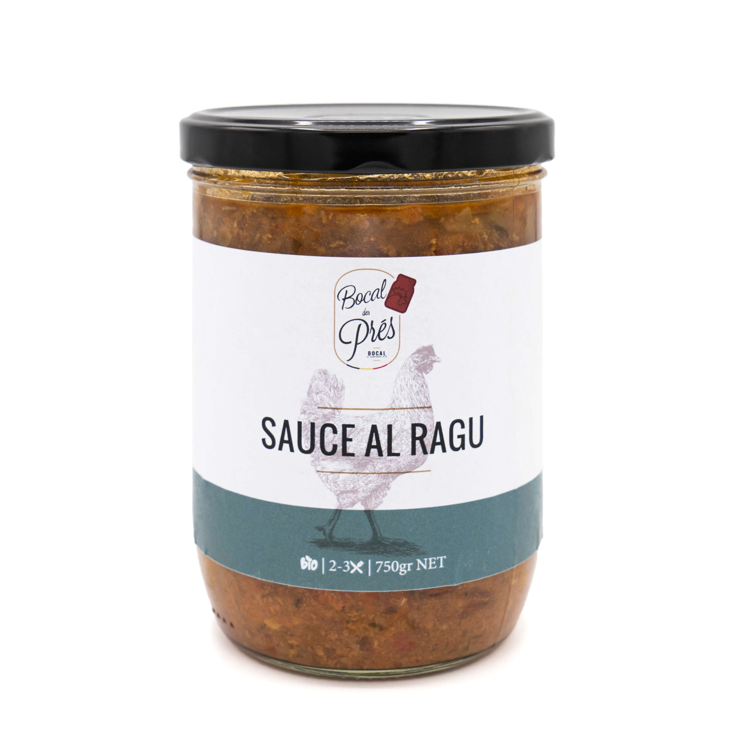 Coq Des Prés Bocal Des Prés Al-ragu-saus Bio (750 gr)