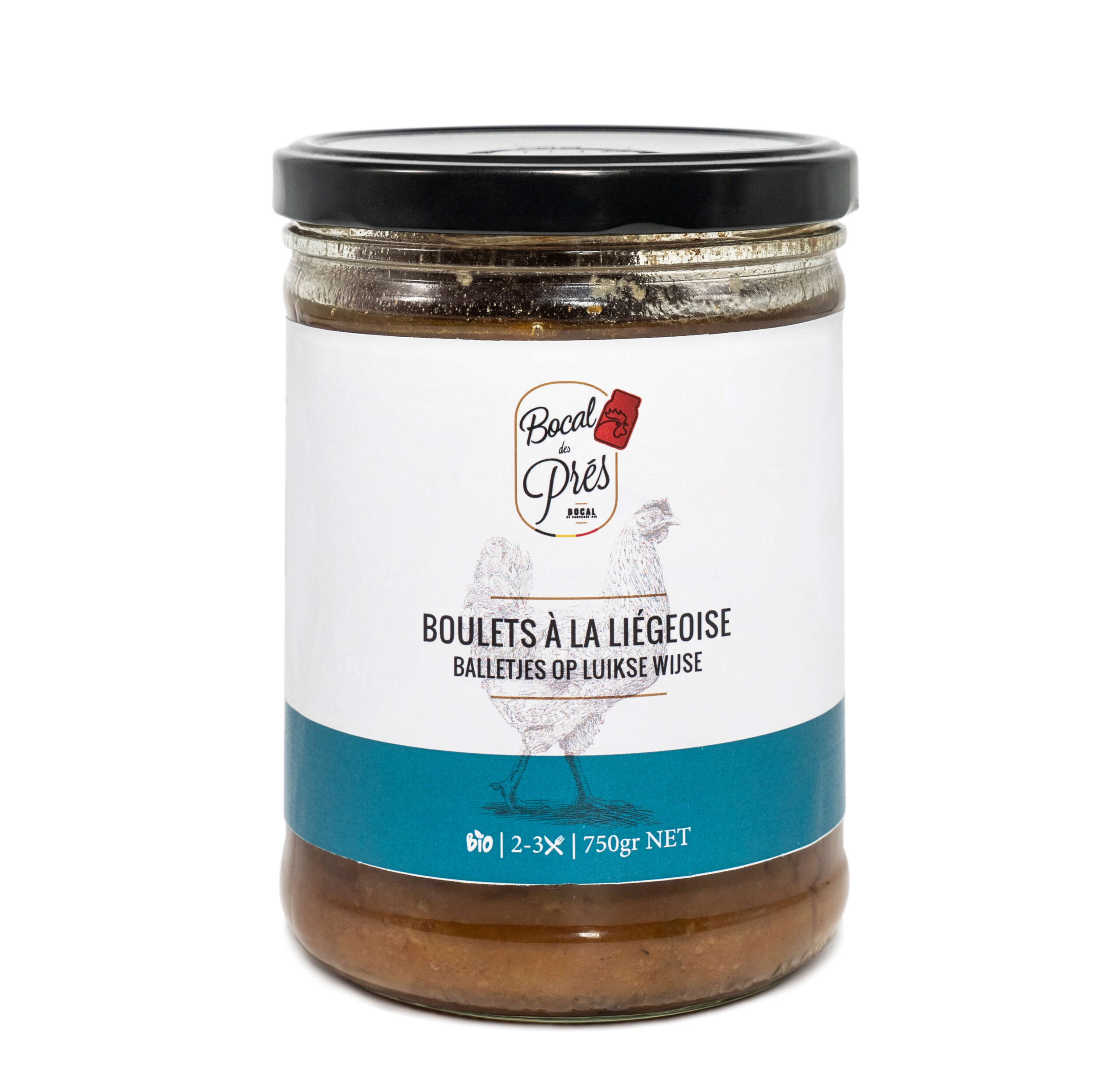 Coq Des Prés Bocal Des Prés Balletjes op Luikse Wijze Bio (750 gr)