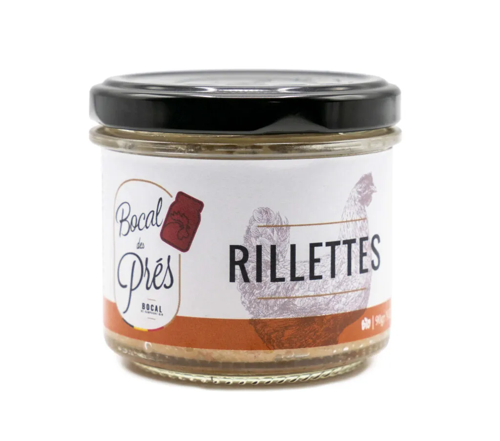 Coq Des Prés Bocal Des Prés Rillettes Bio (90 gr)