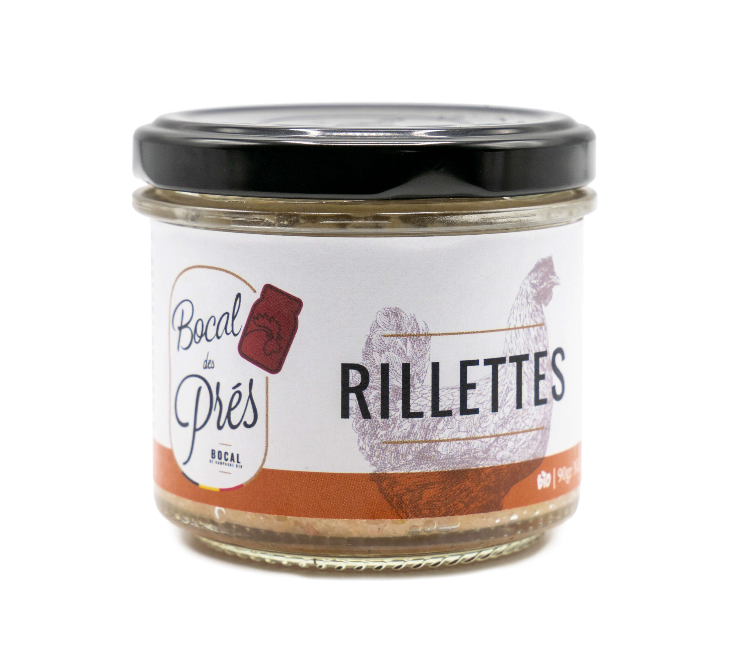 Coq Des Prés Bocal Des Prés Rillettes Bio (90 gr)