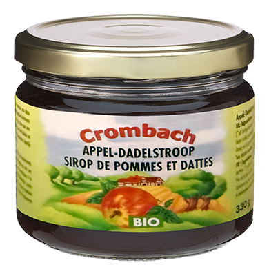 Crombach Appel-dadelstroop Bio (330 gr)