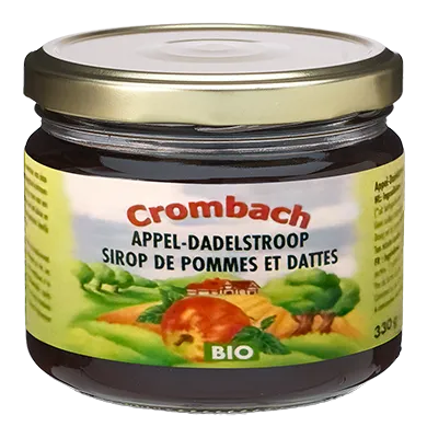 Crombach Appel-dadelstroop Bio (330 gr)