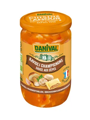 Danival Ravioli met Eekhoorntjesbroodsaus Bio (670 gr)